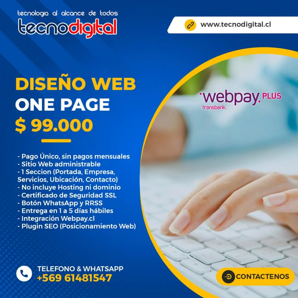 Diseño Web Plan One Page